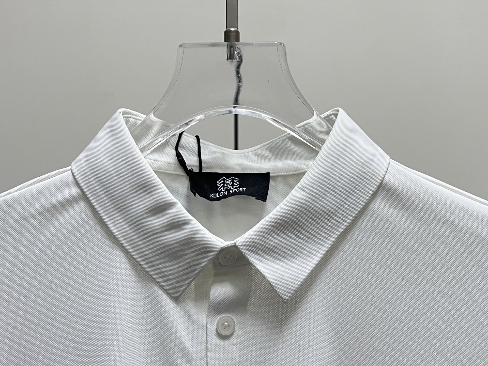 kolon Sport/可隆 SECO系列冰丝速干UPF80+刺绣polo短袖 黑色 白色 卡其色