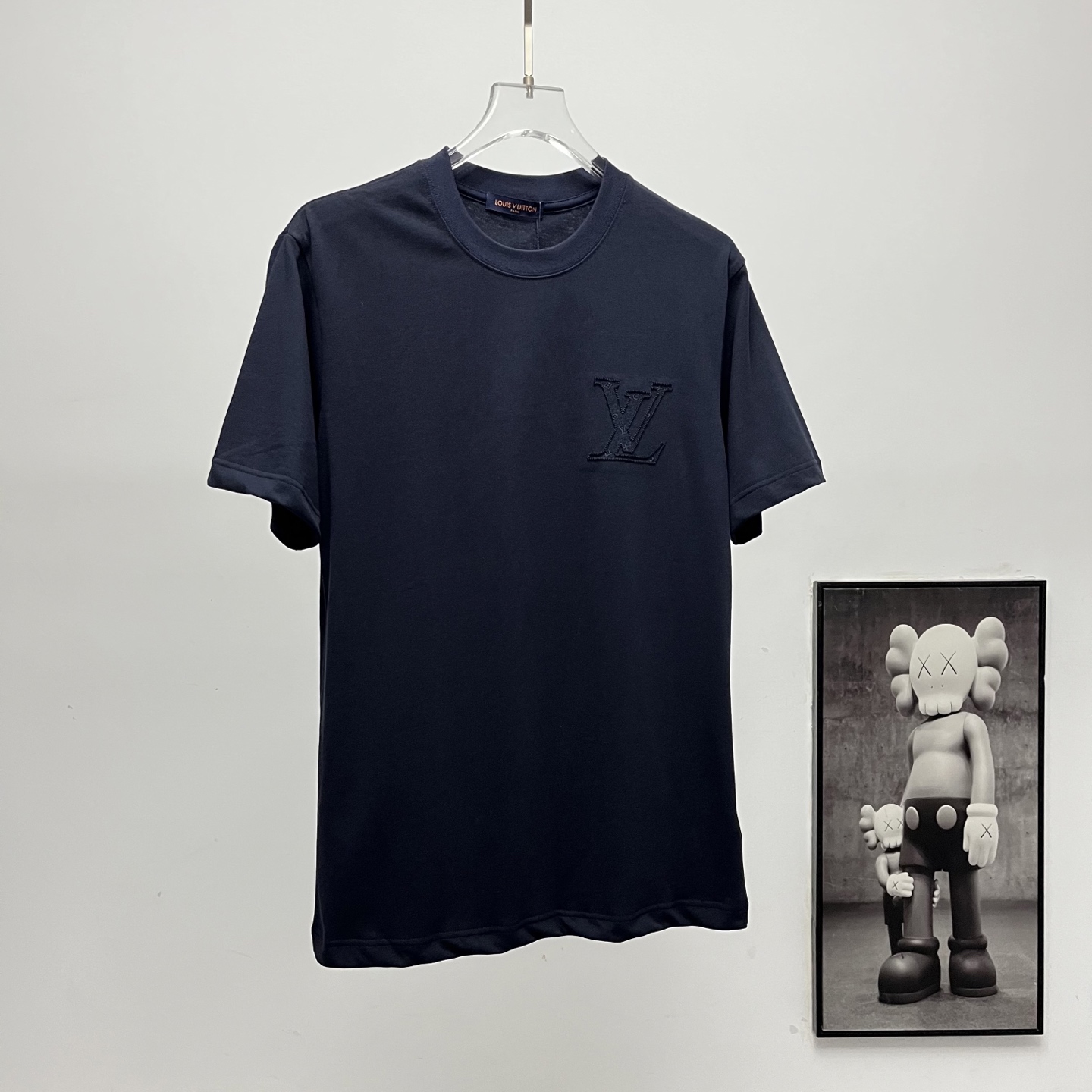 Louis Vuitton/路易威登 25ss 牙刷绣Logo短袖T恤 黑色 粉色-Chinese UA Cheap High Quatity Brand Clothes Bags handbags Sneakers wholesale wholesaler seller from China Factory suppliers Fashion Clothing Shoes best Quality Beautiful Price Louis Vuitton/路易威登 25ss 牙刷绣Logo短袖T恤 黑色 粉色