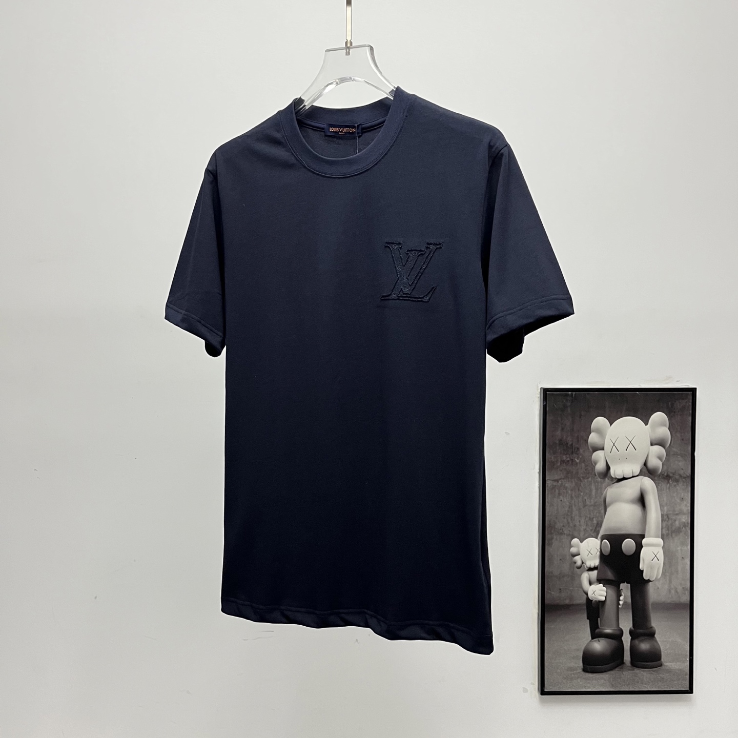 Louis Vuitton/路易威登 25ss 牙刷绣Logo短袖T恤 黑色 粉色-Chinese UA Cheap High Quatity Brand Clothes Bags handbags Sneakers wholesale wholesaler seller from China Factory suppliers Fashion Clothing Shoes best Quality Beautiful Price Louis Vuitton/路易威登 25ss 牙刷绣Logo短袖T恤 黑色 粉色