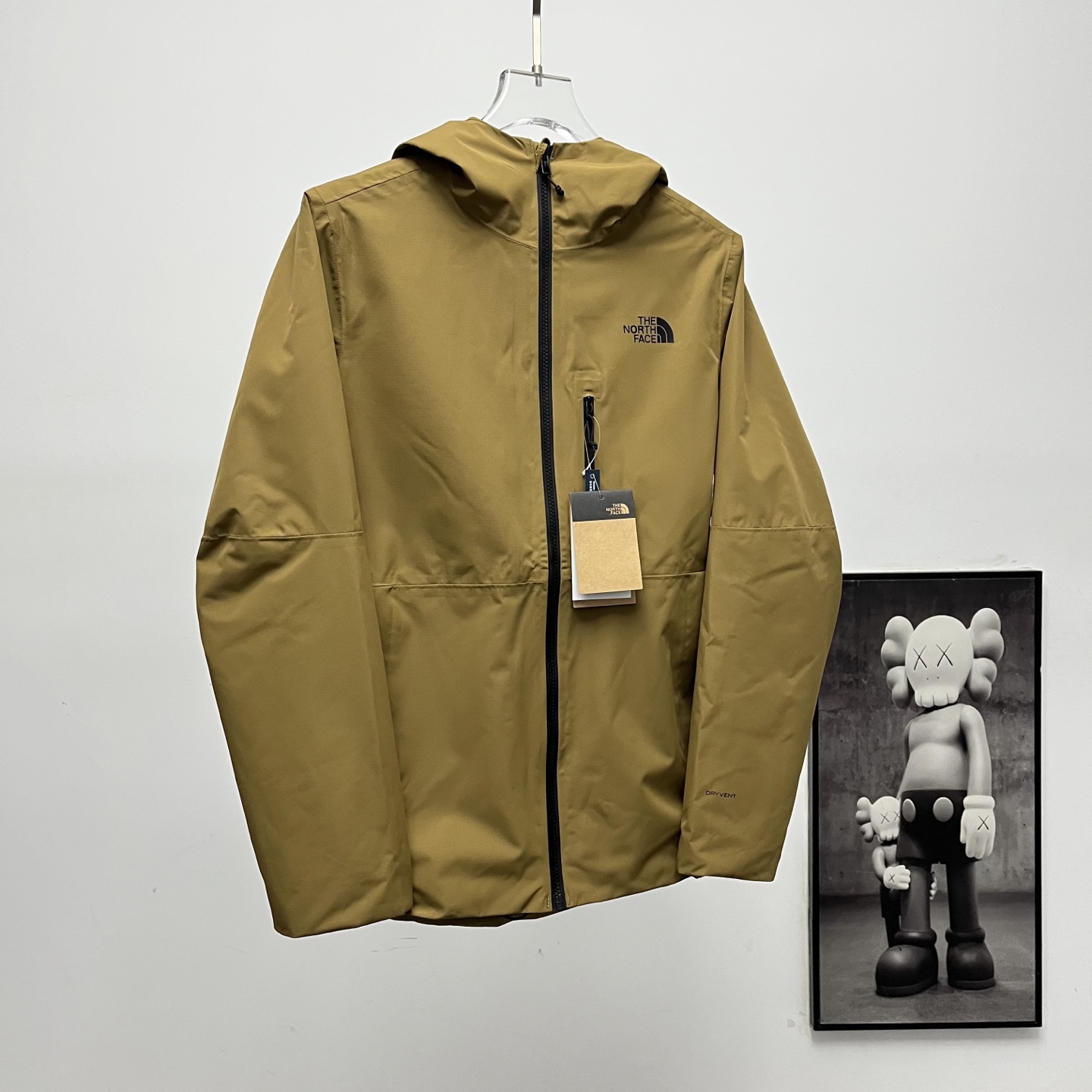 高端 TNF丨北面单拉链三合一连帽羽绒服