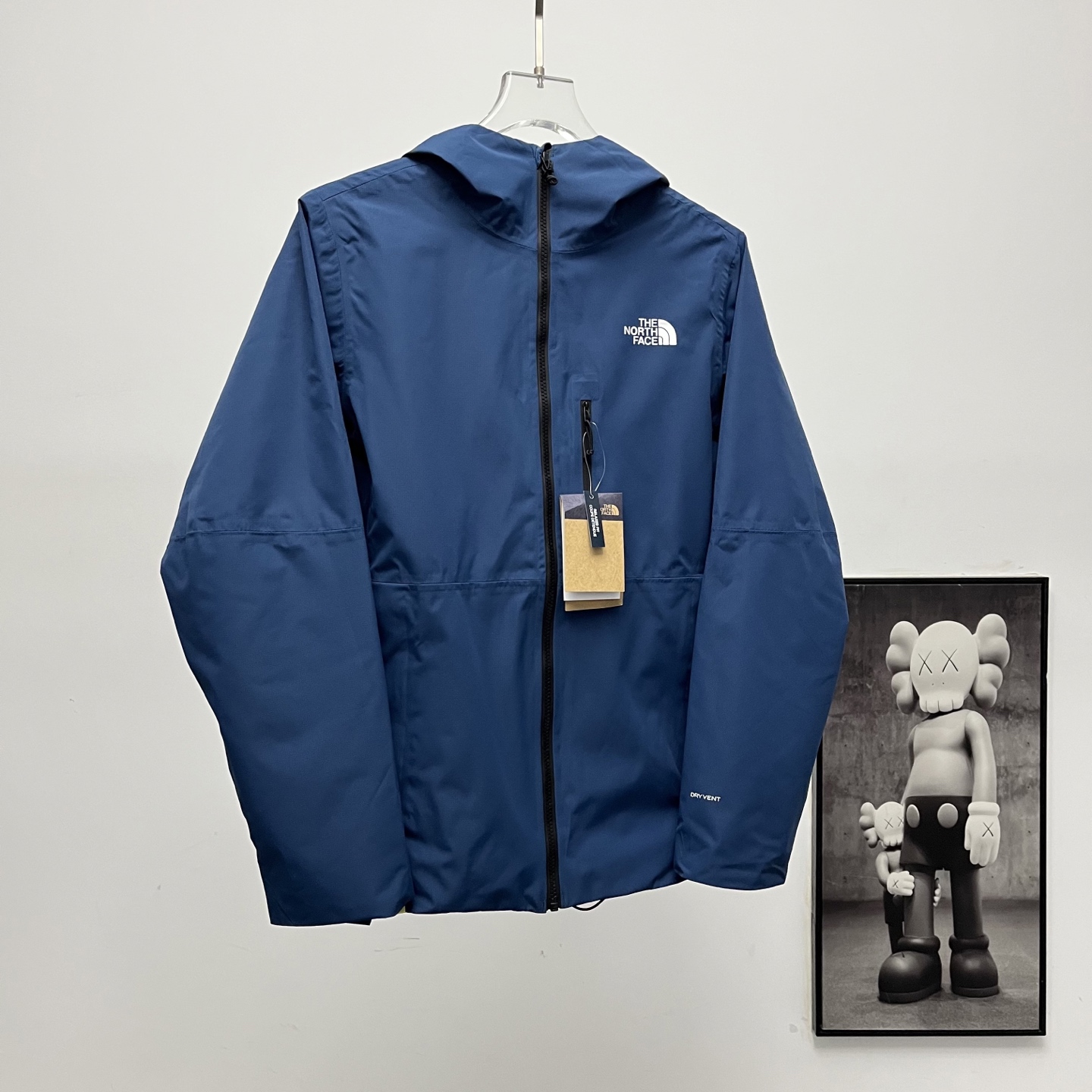 高端 TNF丨北面单拉链三合一连帽羽绒服