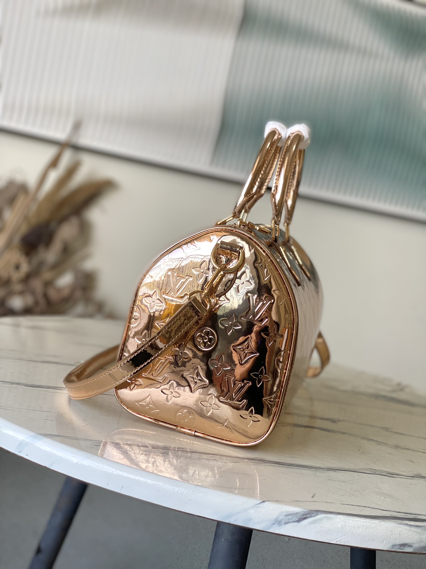 LV Style Beige Leather Bag Lookbook Reference image 2