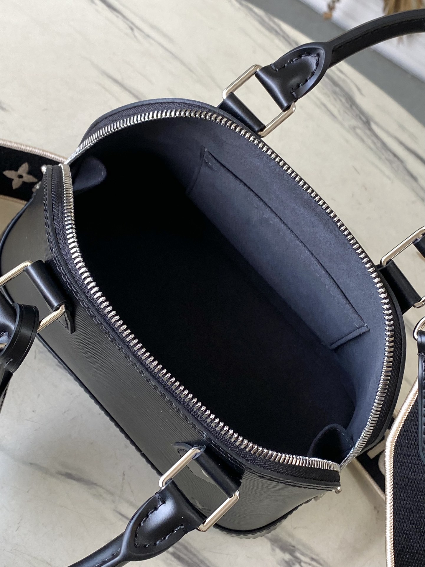LV Style Black Leather Top Handle Bag style reference detail image 9 from source 759889
