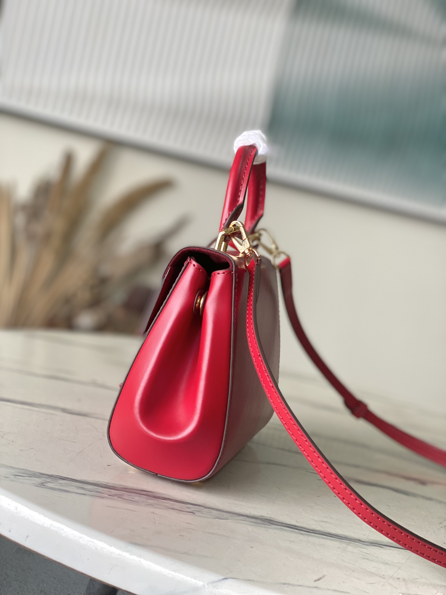 LV Style Beige Leather Shoulder Bag Lookbook Reference image 2