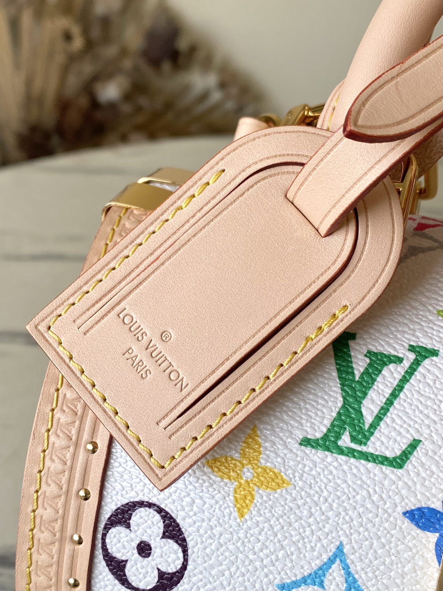 LV Style White Leather Top Handle Bag style reference detail image 6 from source 760028