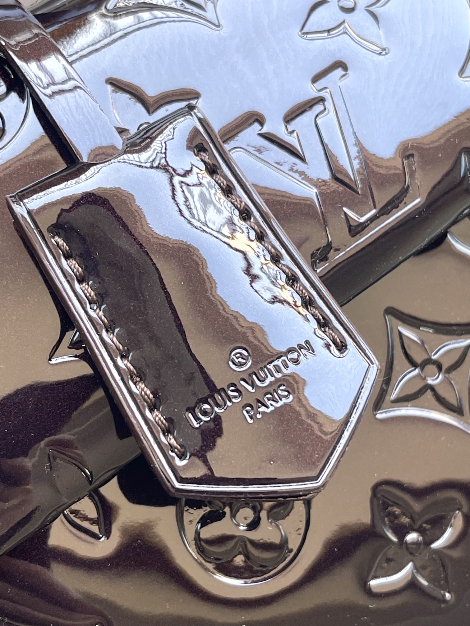 LV Style Beige Leather Top Handle Bag style reference detail image 8 from source 765201