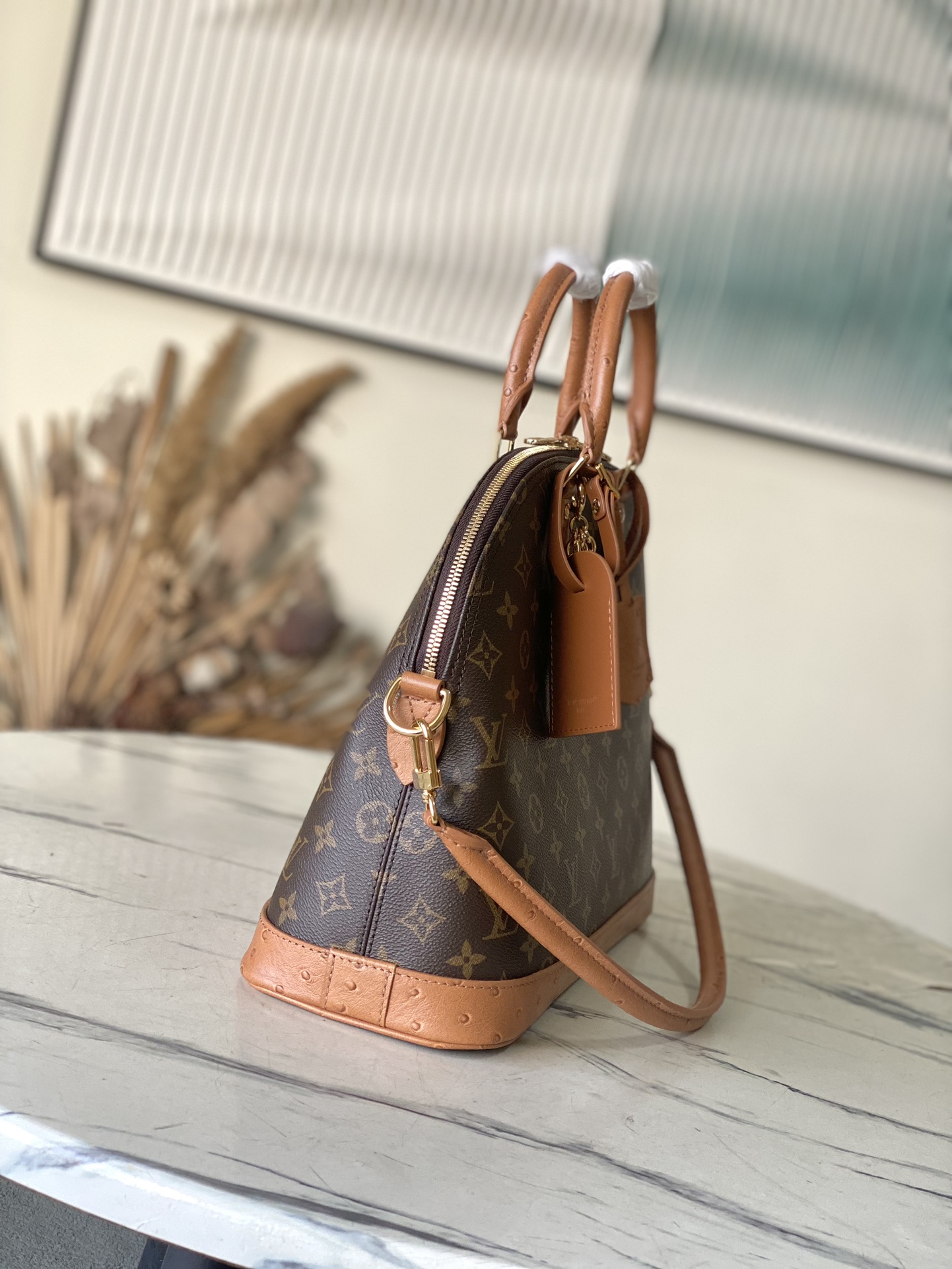 LV Style Leather Top Handle Bag style reference detail image 2 from source 770250