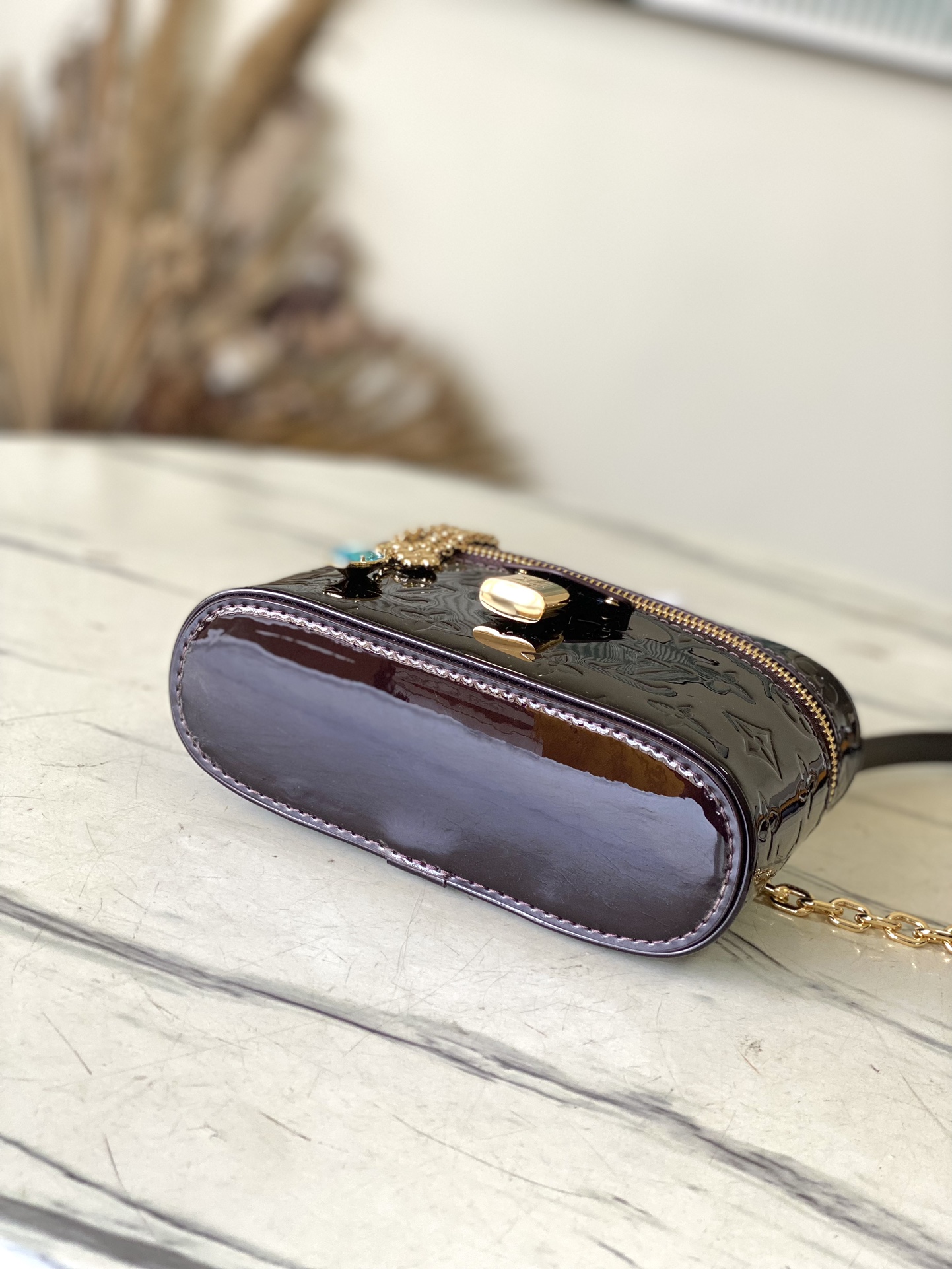 LV Style Brown Canvas Glasses Bags Glasses detail image 4 from source 765202