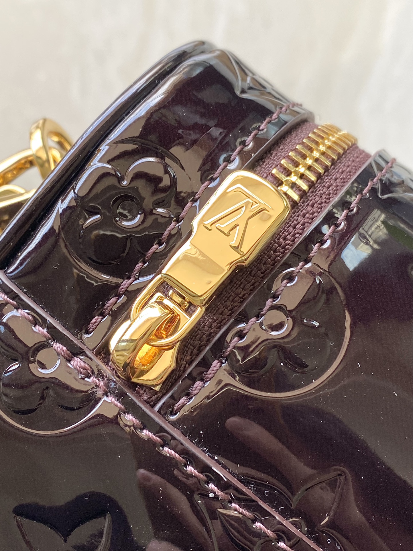 LV Style Brown Canvas Glasses Bags Glasses detail image 9 from source 765202