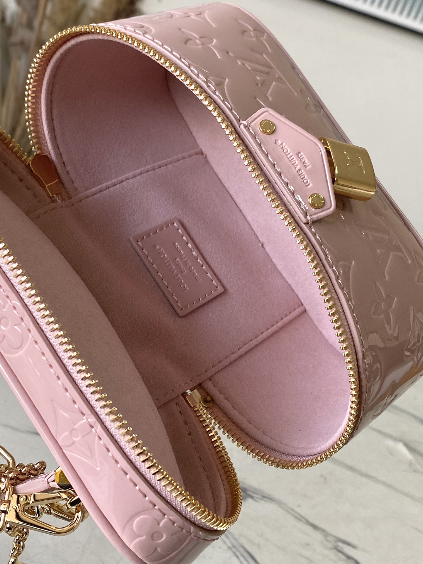 LV Style Beige Canvas Glasses Bags Glasses detail image 9 from source 765203
