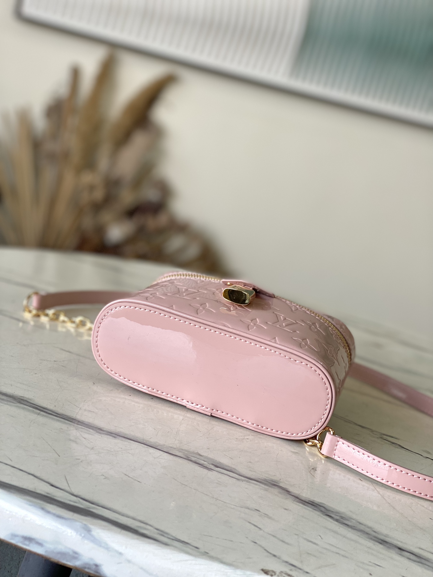 LV Style Beige Canvas Glasses Bags Glasses detail image 4 from source 765203