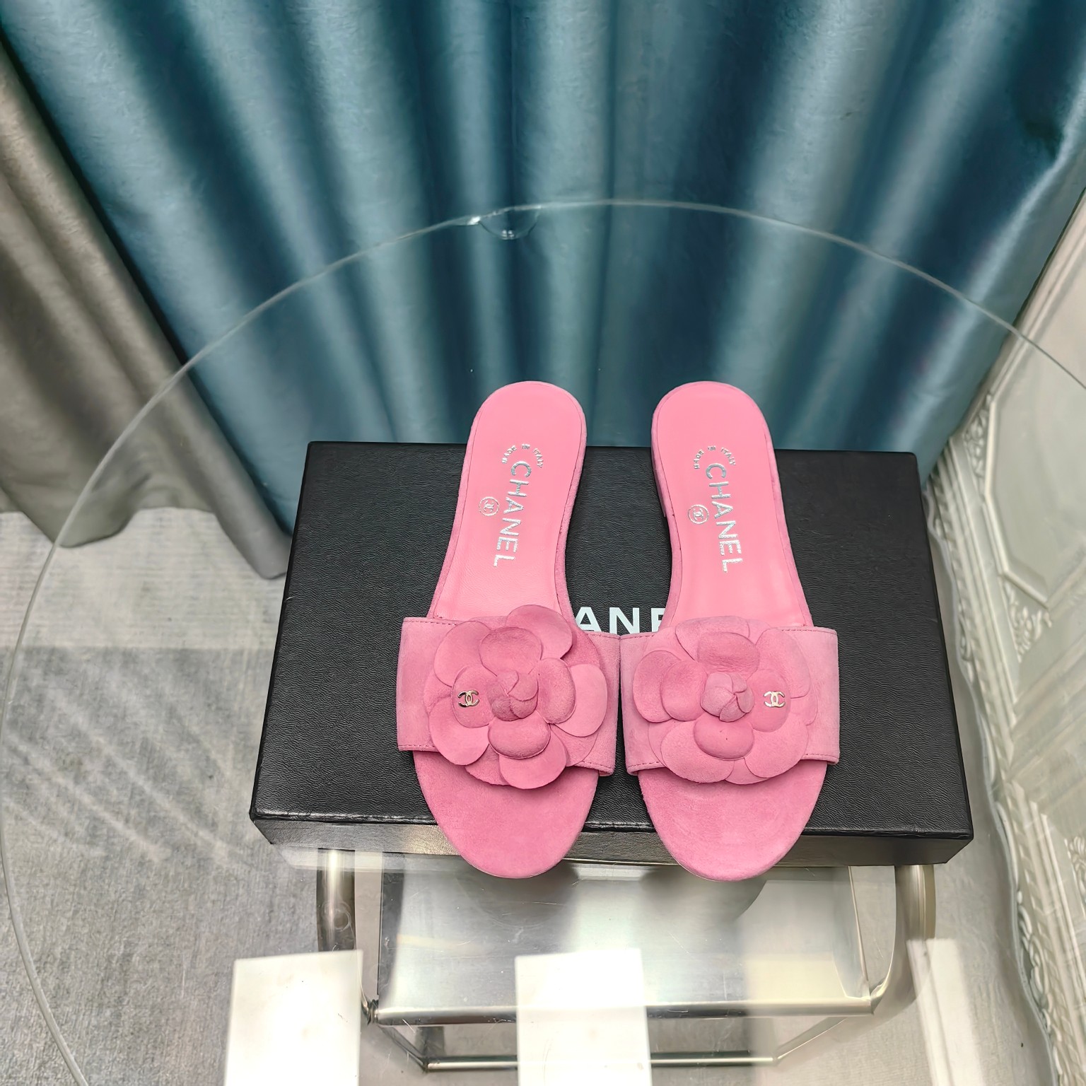 Chanel Mejor
 Zapatos Pantuflas Dermis Piel de oveja Colección primavera – verano