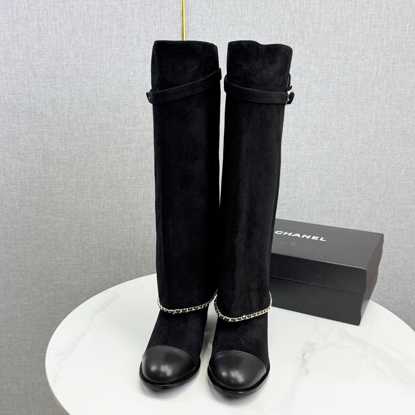 Chanel🆕 25b nuevas botas dobles de otoño e invierno Chanel botas cortas populares de la industria pesada de otoño e in…