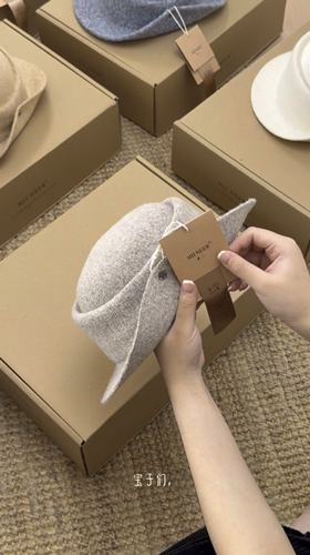 诺悠翩雅 Loro Piana 高定典藏高定设计师遮阳帽帽子 #A0F7CD32