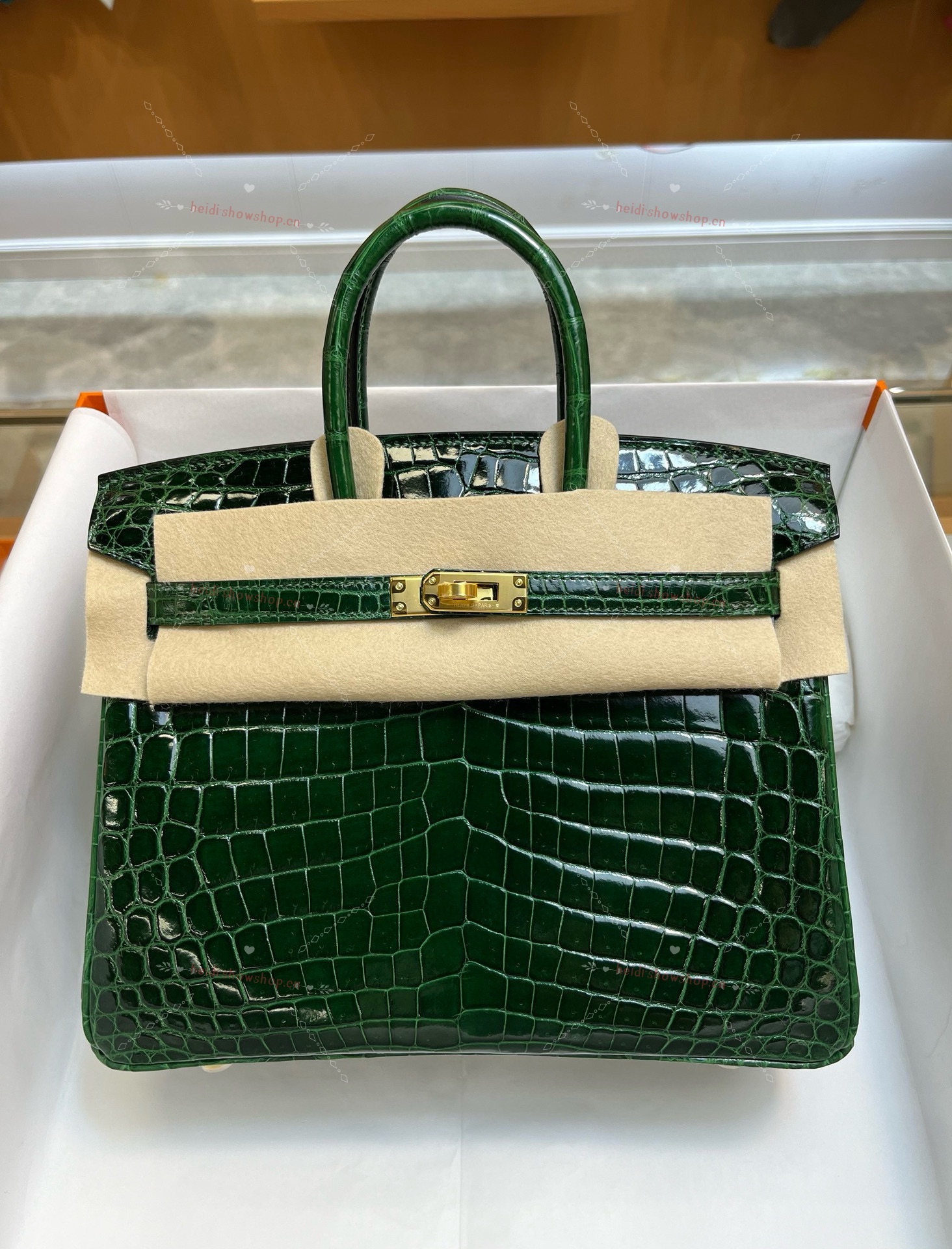 Hermes Birkin Sacos Bolsas Verde Hardware Dourado