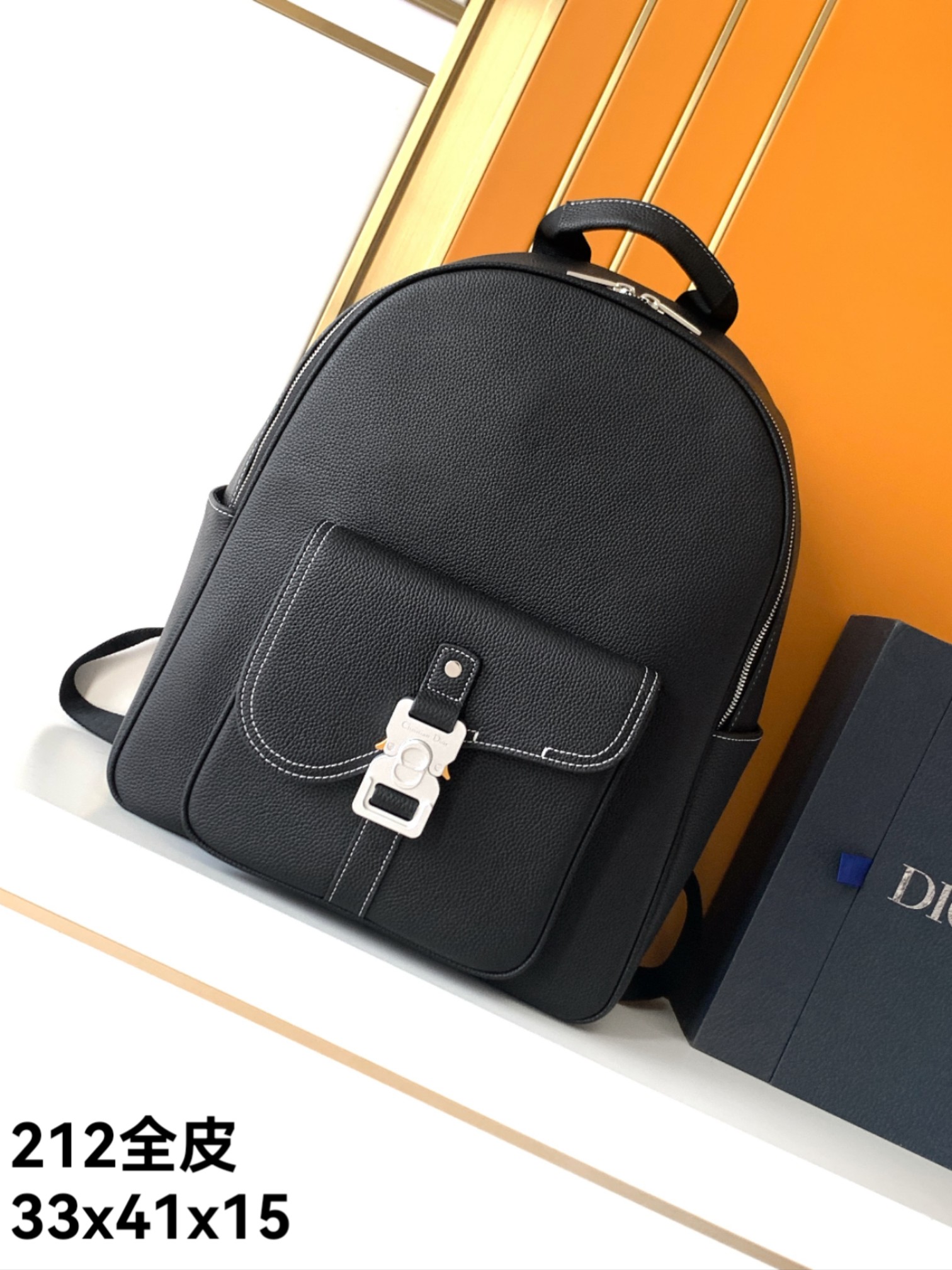 Givenchy 双肩背包型号：212#全头层牛皮 货 休闲 双肩背包 高端 有品味 专用高端防水布配头层牛皮