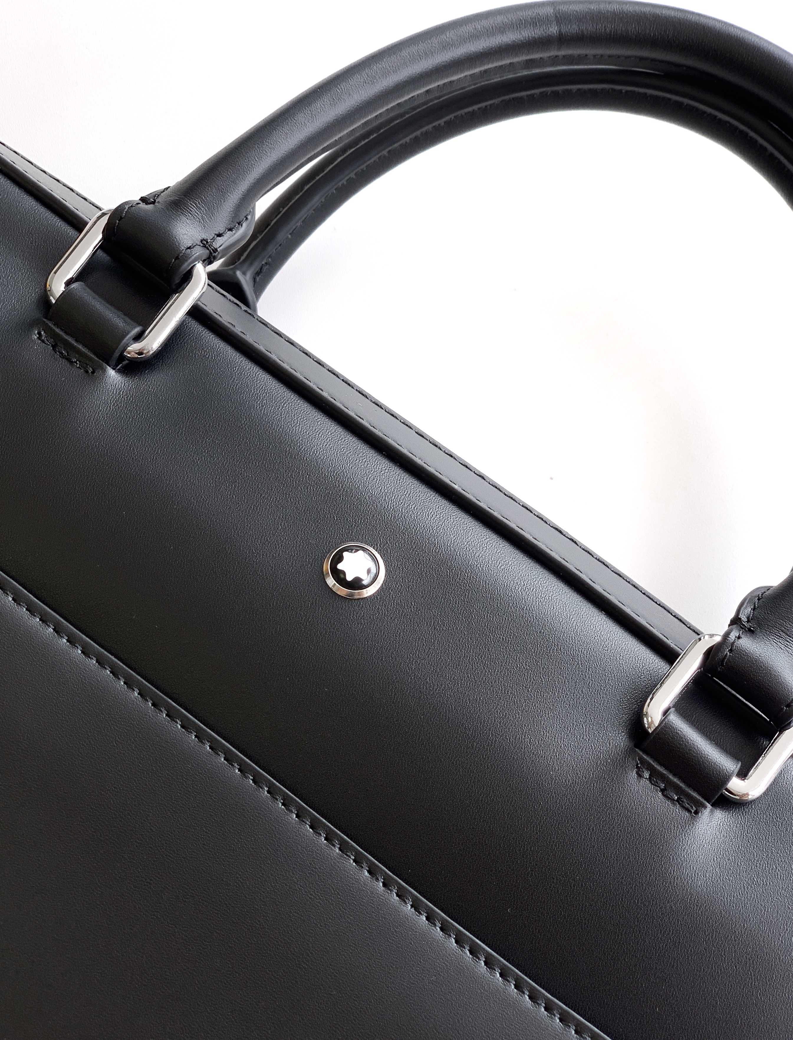 Givenchy 公文包型号：新款7078-1# 货万宝意大利开边珠光面头层小牛皮 皮质高档