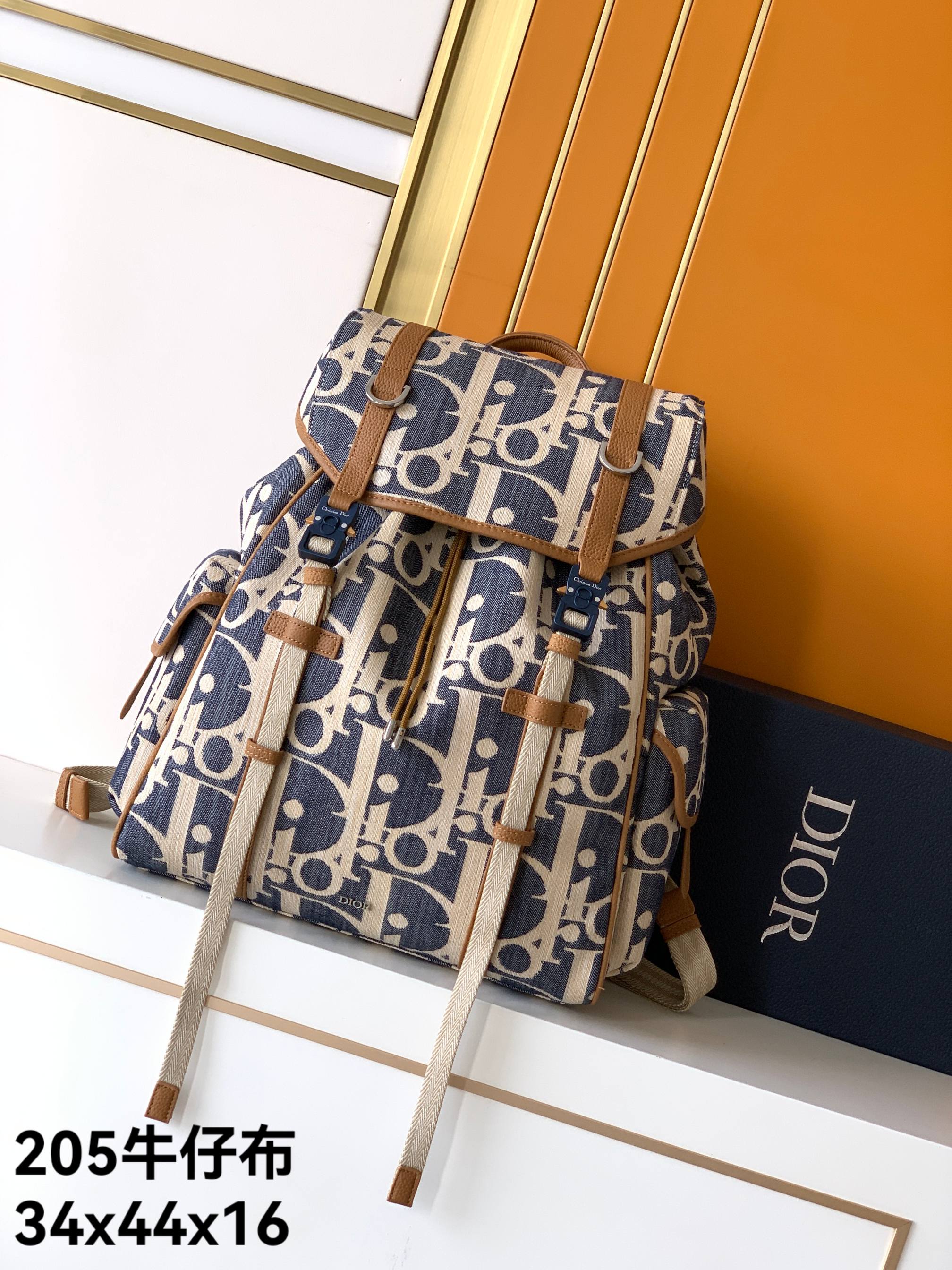 Dior 双肩背包 新款205牛仔布系列