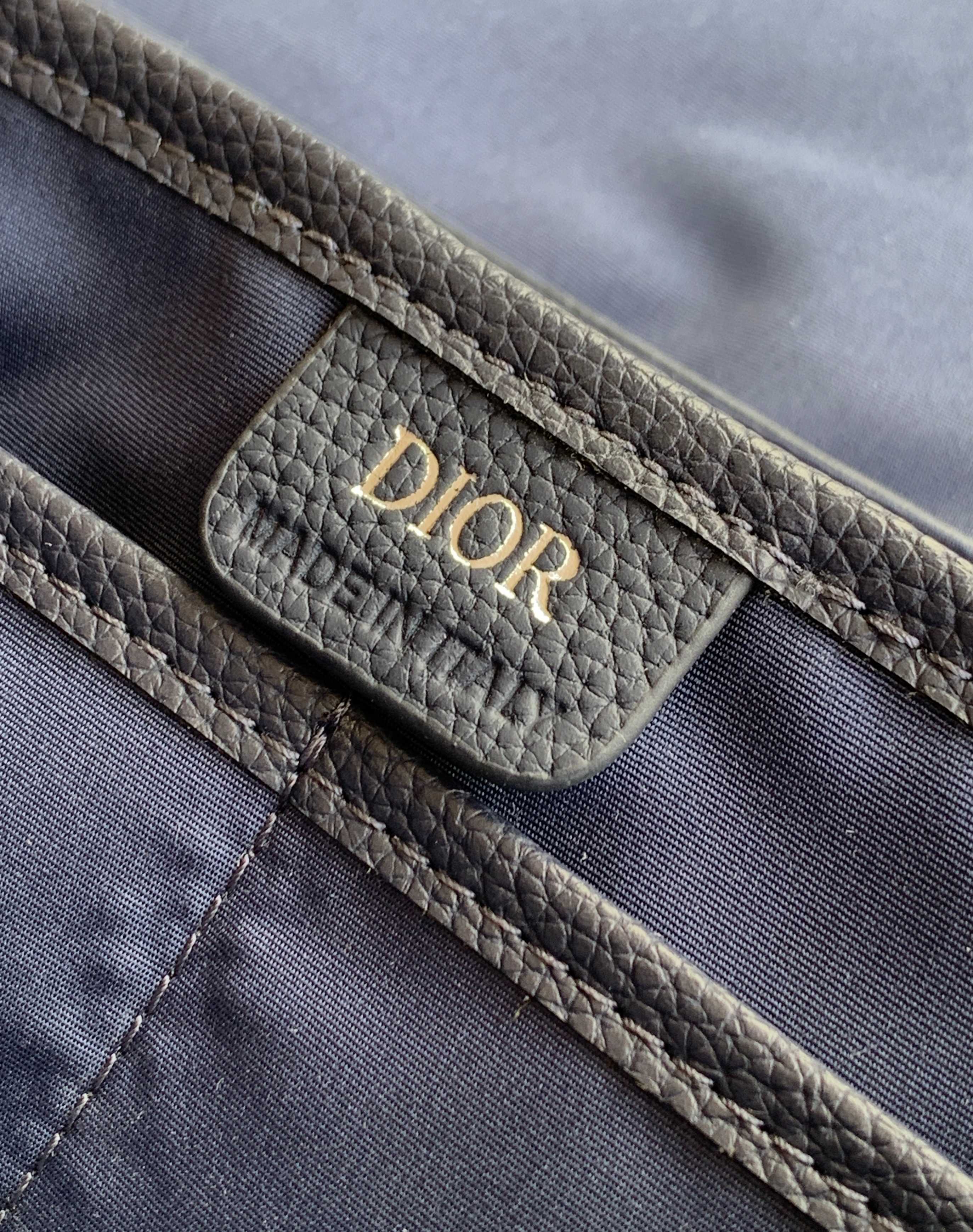 Dior 双肩背包 231蓝色全皮压花 全皮Dior-迪奥