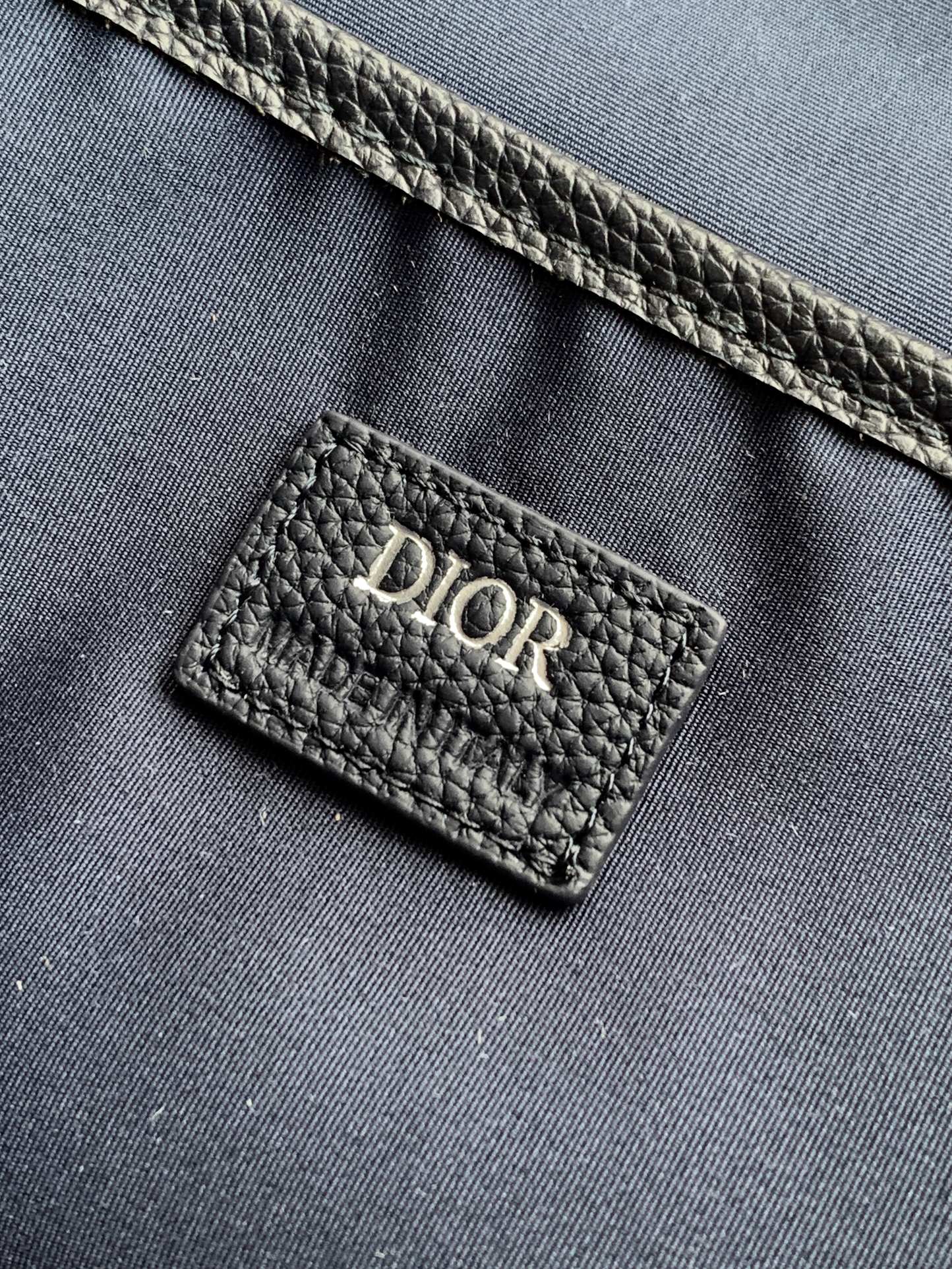 Dior 双肩背包 205蓝皮压花 全皮Dior-迪奥