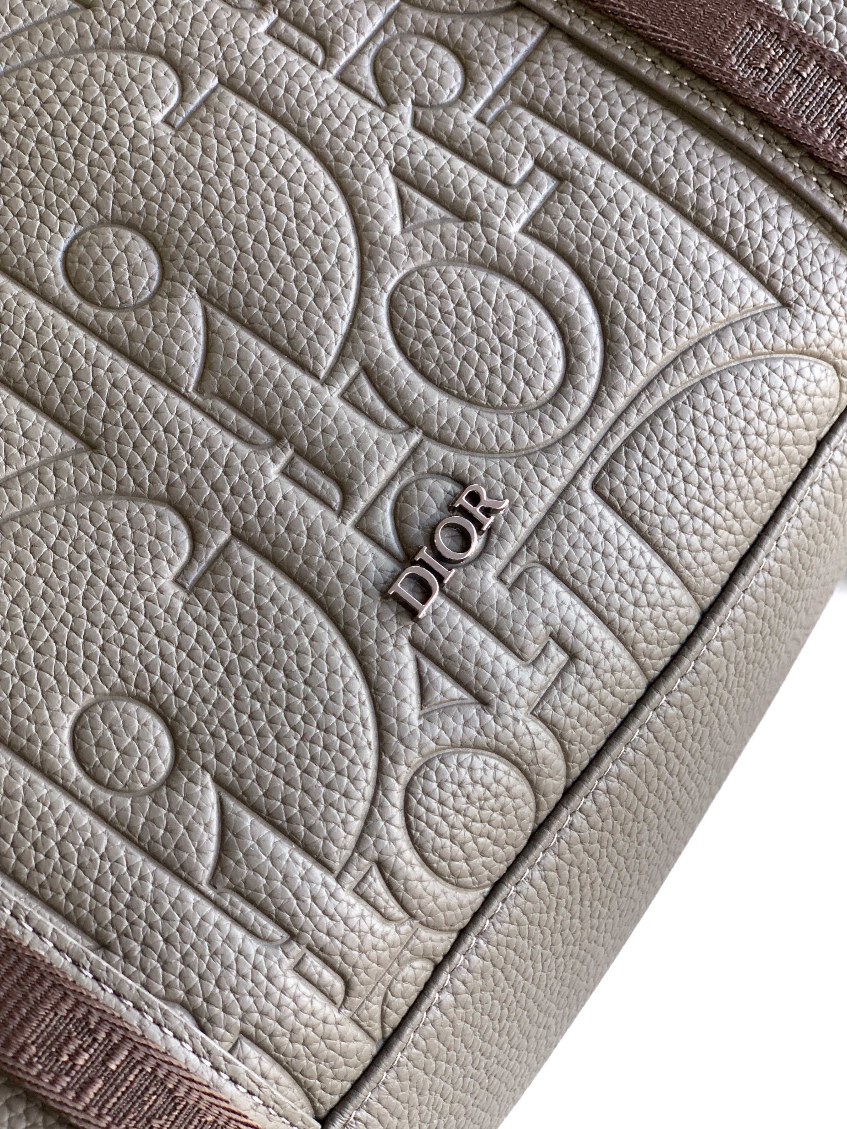 Dior 双肩背包 205啡灰色全皮 全皮Dior-迪奥