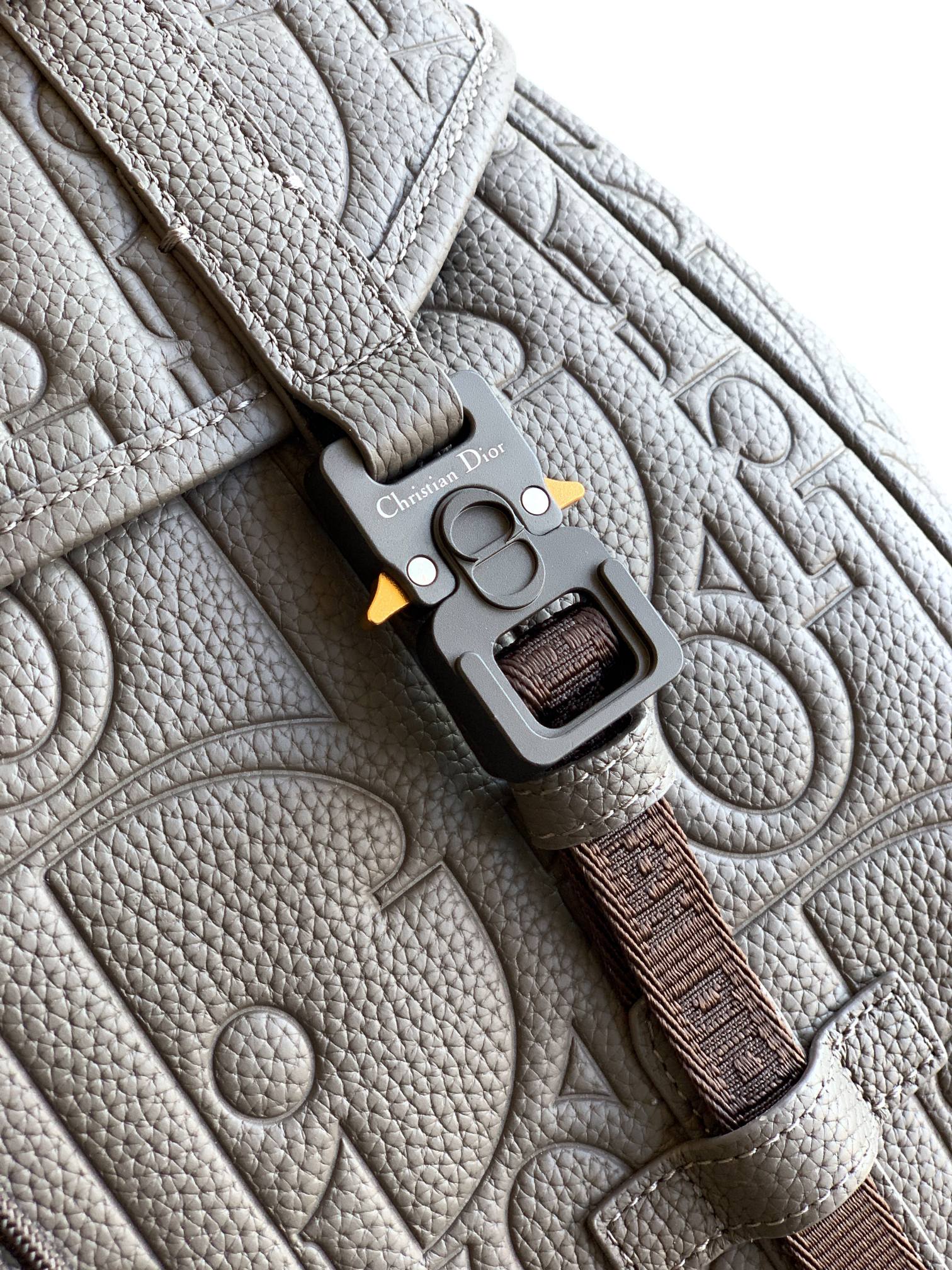 Dior 双肩背包 205啡灰色全皮 全皮Dior-迪奥