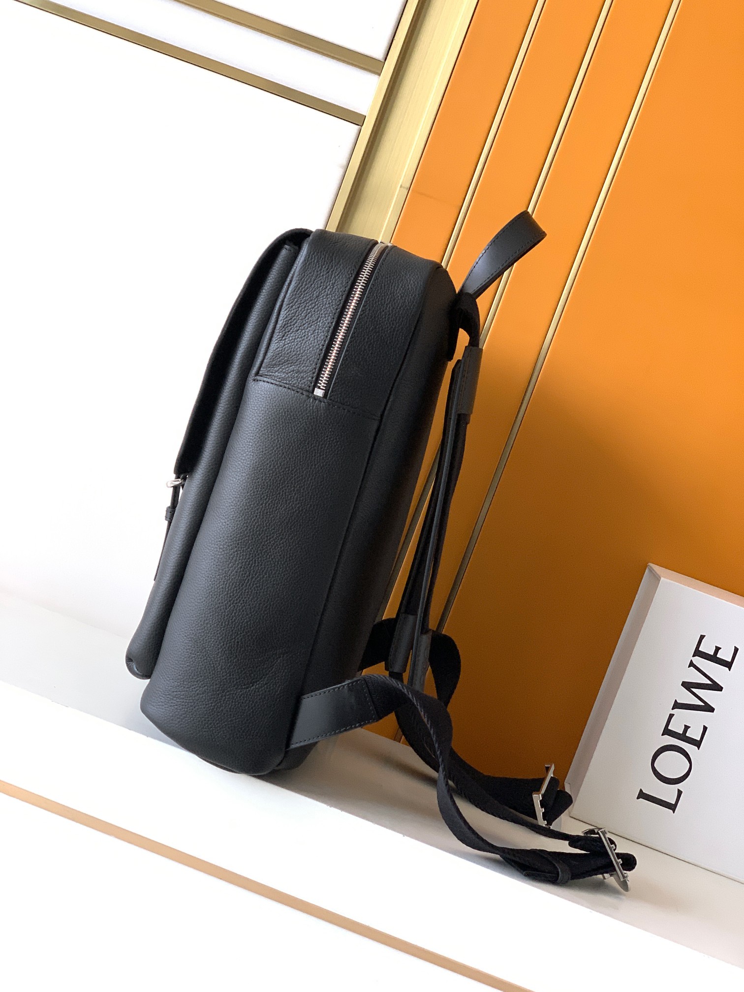 Loewe Goya Black leather 30x39x12cm everyday