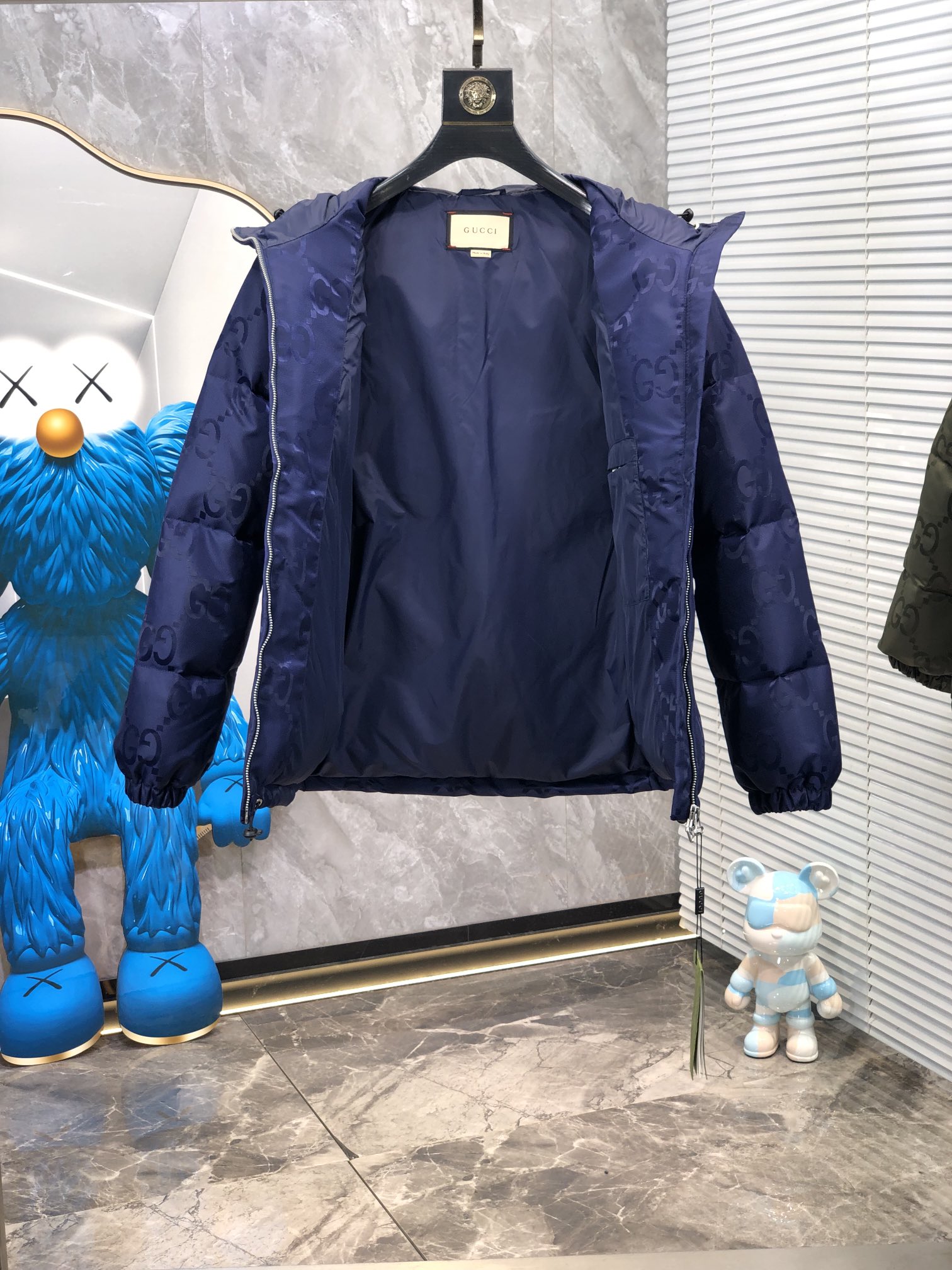 Gucci2024秋冬新款羽绒服原版1:1订制五金配件全进口原版定制欢迎专柜对比绝对的高品质采用顶级95