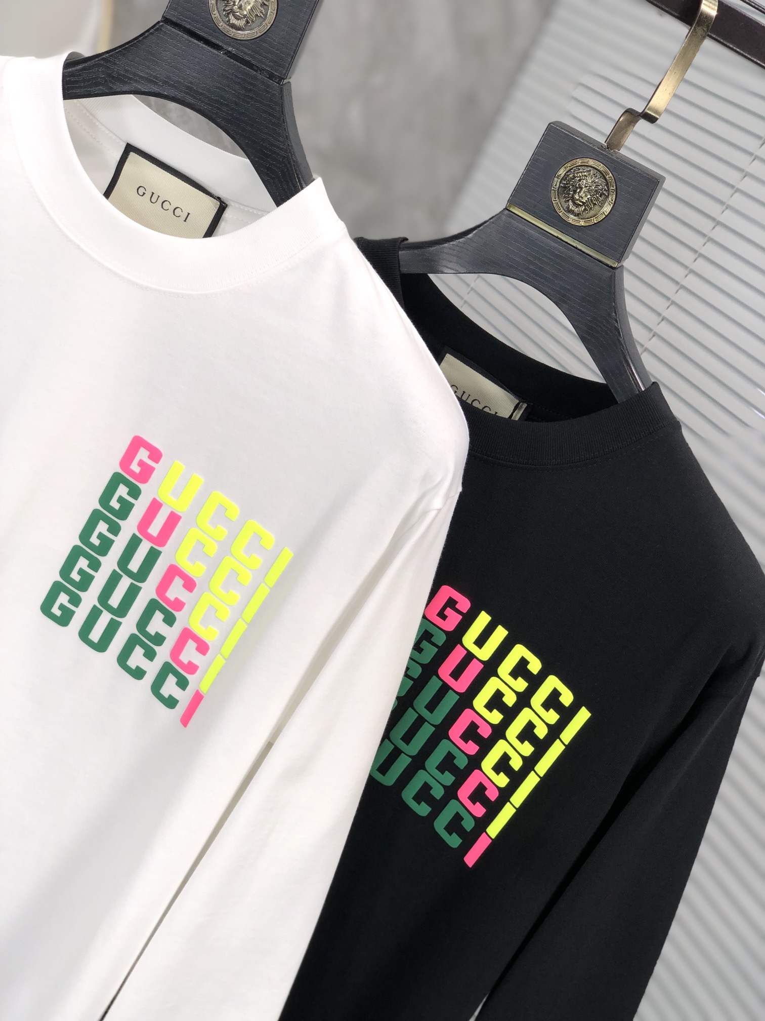  。Gucci。Ss秋冬单季长袖特供纯棉长T，基础衣橱神器， 休闲百搭必备款）做工走线质感一流，b常规欧