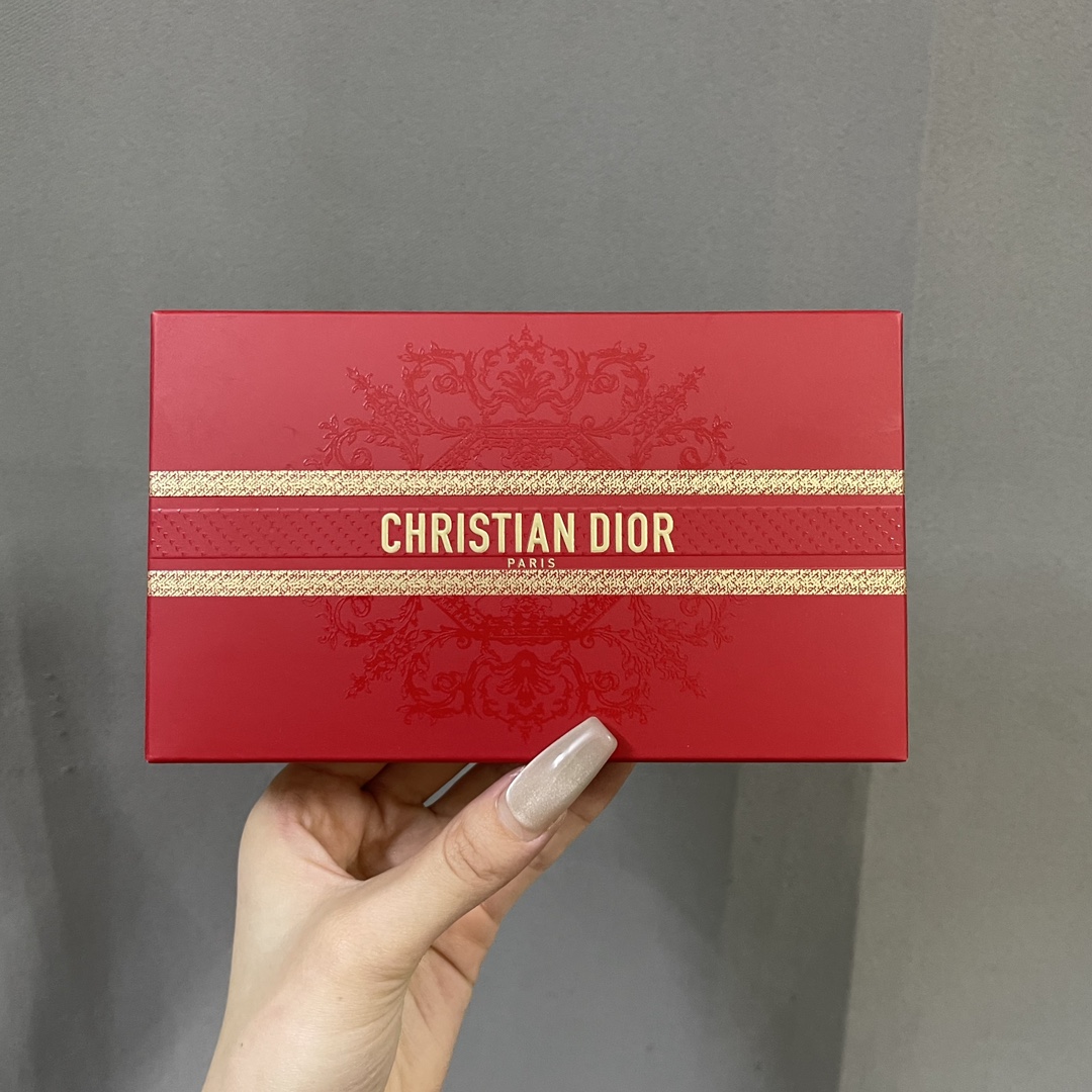 55! ¡Reabastecido! Lote de muestra de lápiz labial Dior Blue Gold 5 piezas Edición Año del Dragón, versión de Año Nuevo…