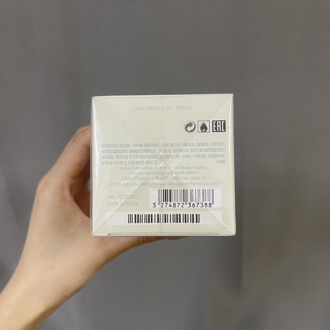 纪梵希柑橘中性香水100ml 3