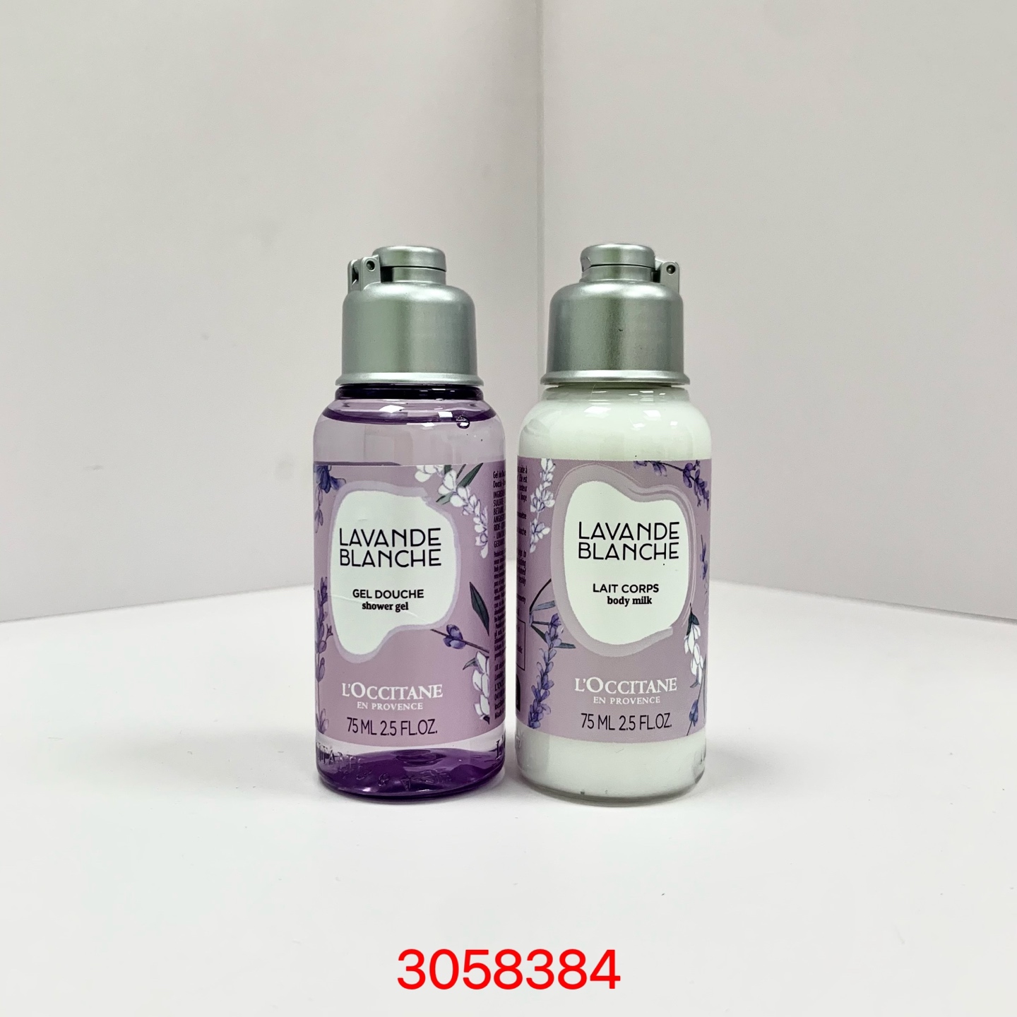 18! L'Occitane White Lavender Sample 75ml Shower Gel/Body Lotion 🔜 Real photo 📸 In stock❗️Code 3058384! Price per pie…