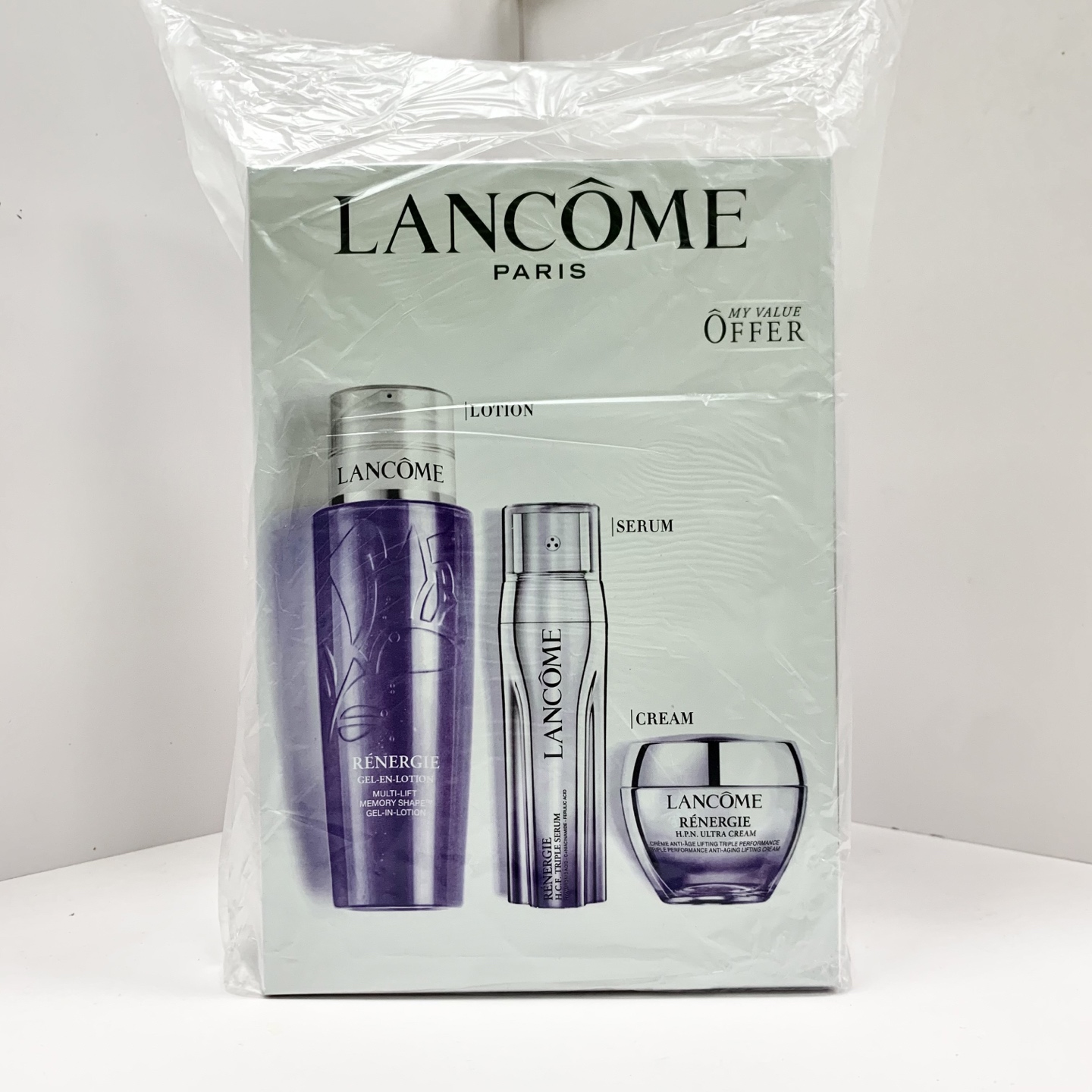 Lancôme Rénergie סט טיפוח אנטי אייג'ינג: מים, סרום וקרם פנים 10 i1748255924368 4460 0 0