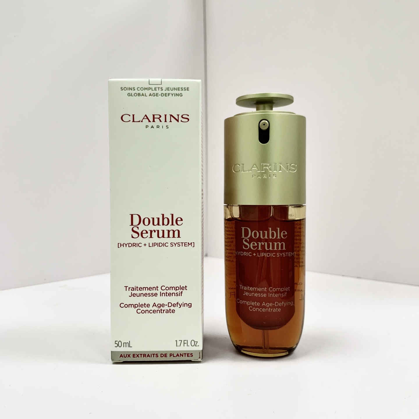 ¡32 versión precisa! (Nota al hacer pedido: Nueva versión de suero Clarins Double Serum 50ml) ¡Nuevo Clarins Double Ser…