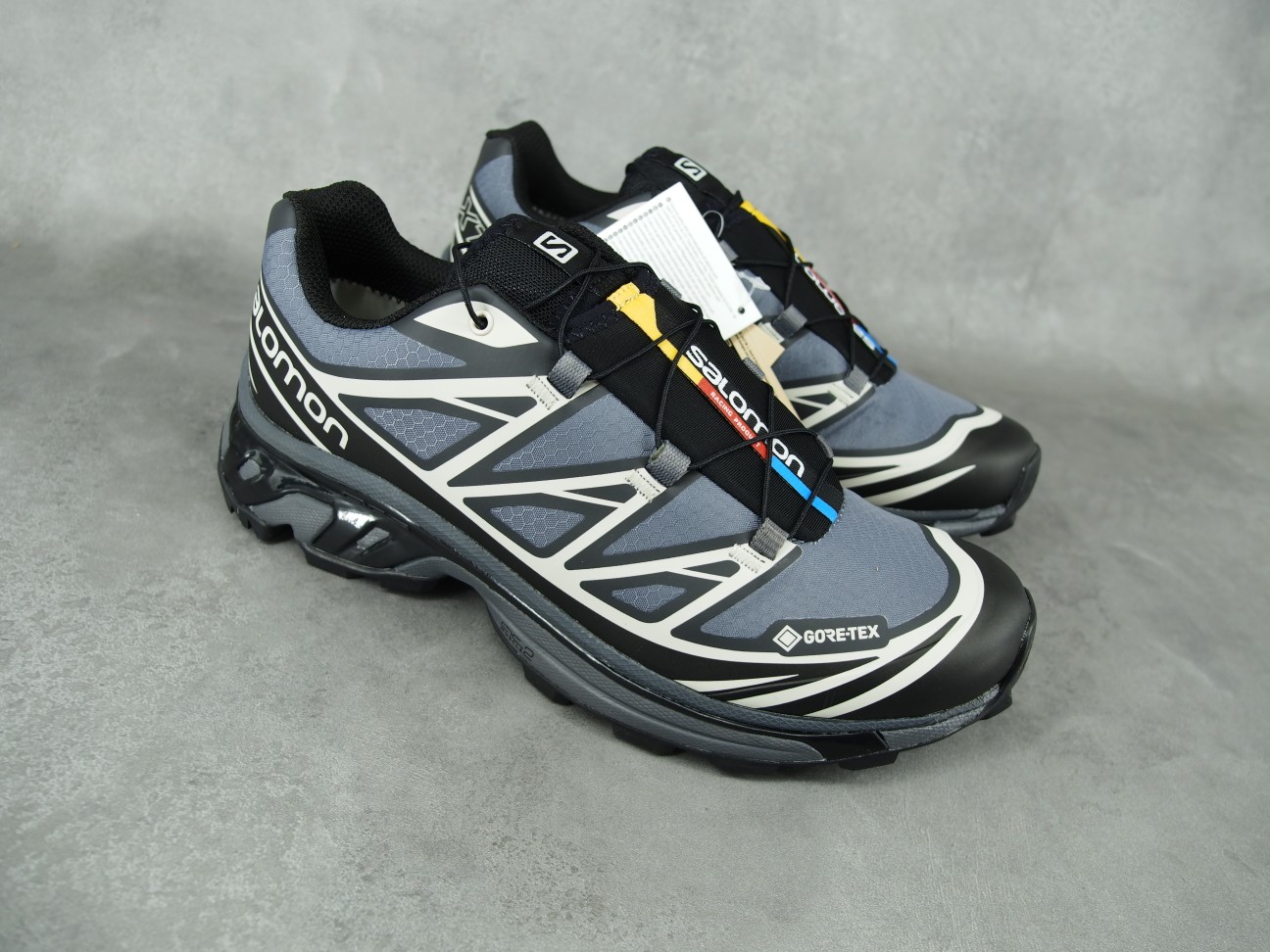 萨洛蒙Size:36-46纯原出品-SALOMON萨洛蒙XT-6GORE-TEX外功能鞋黑灰银41663