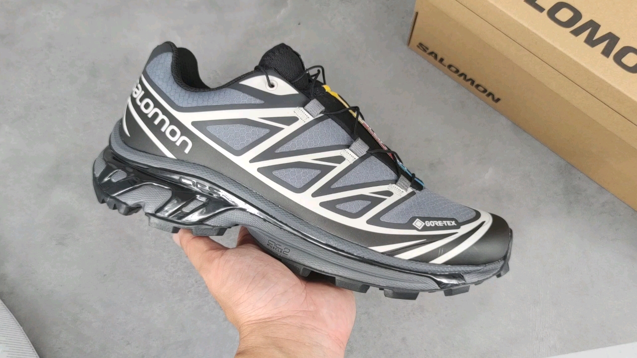 萨洛蒙Size:36-46纯原出品-SALOMON萨洛蒙XT-6GORE-TEX外功能鞋黑灰银41663