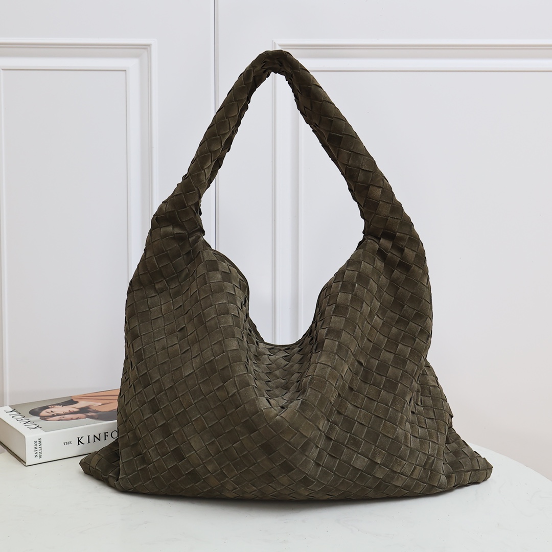 Bottega Veneta Cashmere Large Woven Handbag