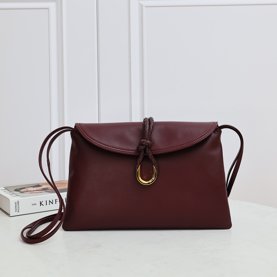 Bottega Veneta телячья кожа плечевая сумка плетёный узел металлическое кольцо-застёжка