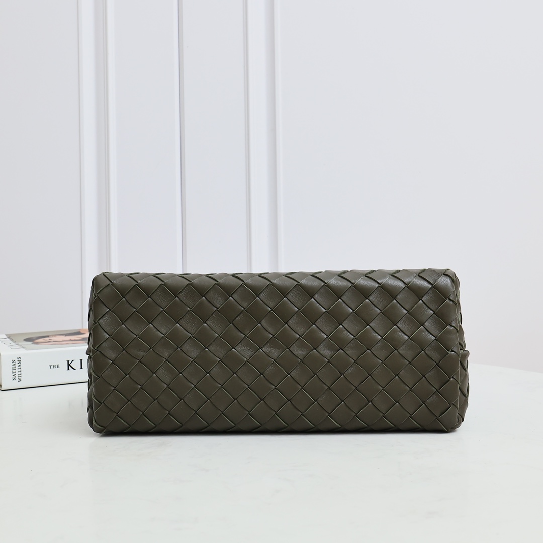 Bottega Veneta Style Beige Leather Top Handle Bag Bags Top Handle Bag detail image 4 from source 765998