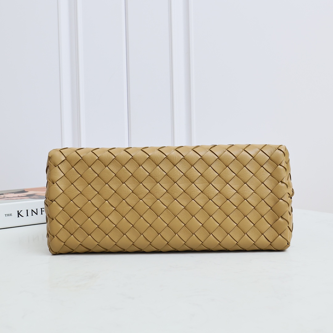 Bottega Veneta Style Brown Leather Top Handle Bag Bags Top Handle Bag detail image 5 from source 765999