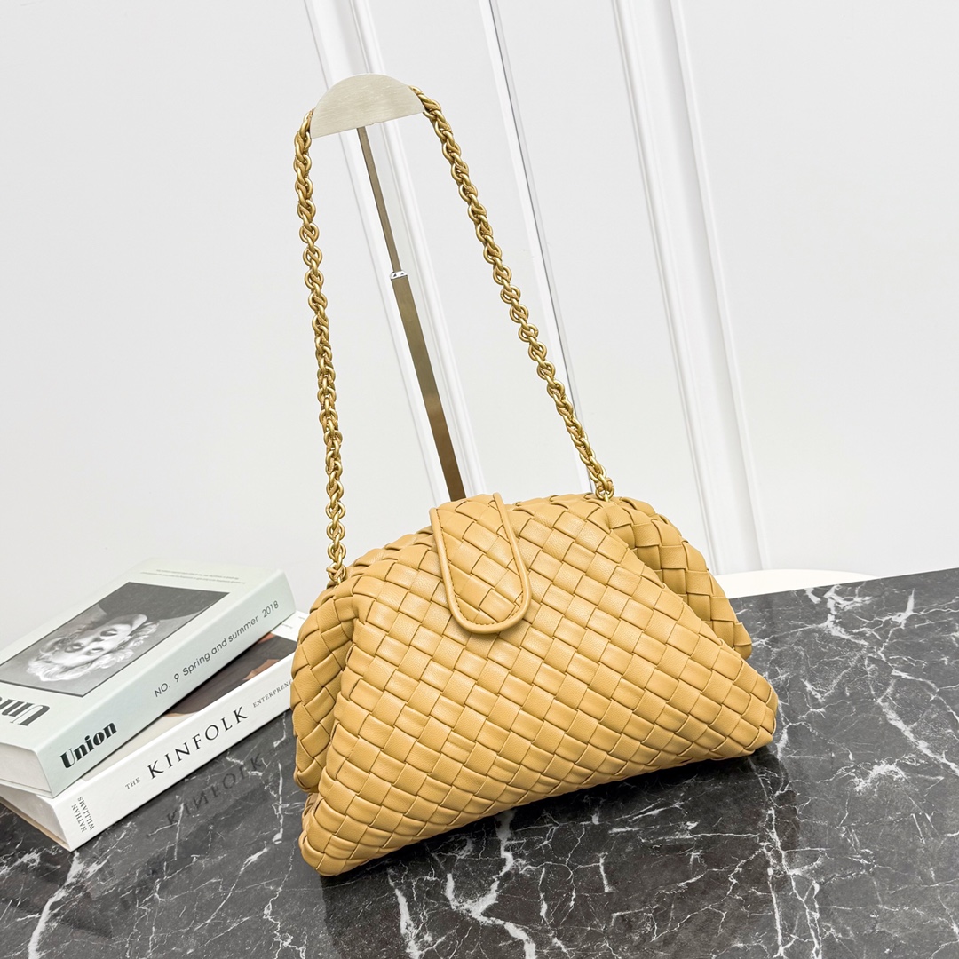 Bottega Veneta LAUREN CLUTCH плетёный клатч на цепочке