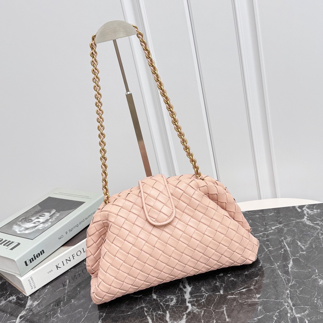 Bottega Veneta LAUREN CLUTCH плетёный клатч на цепочке