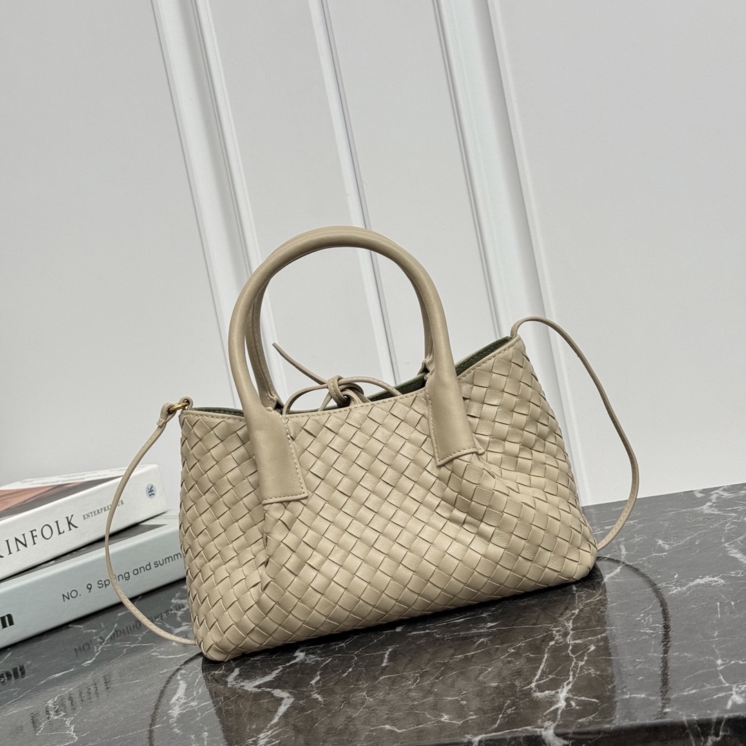 Bottega Veneta Pinacoteca Small Woven Tote Bag