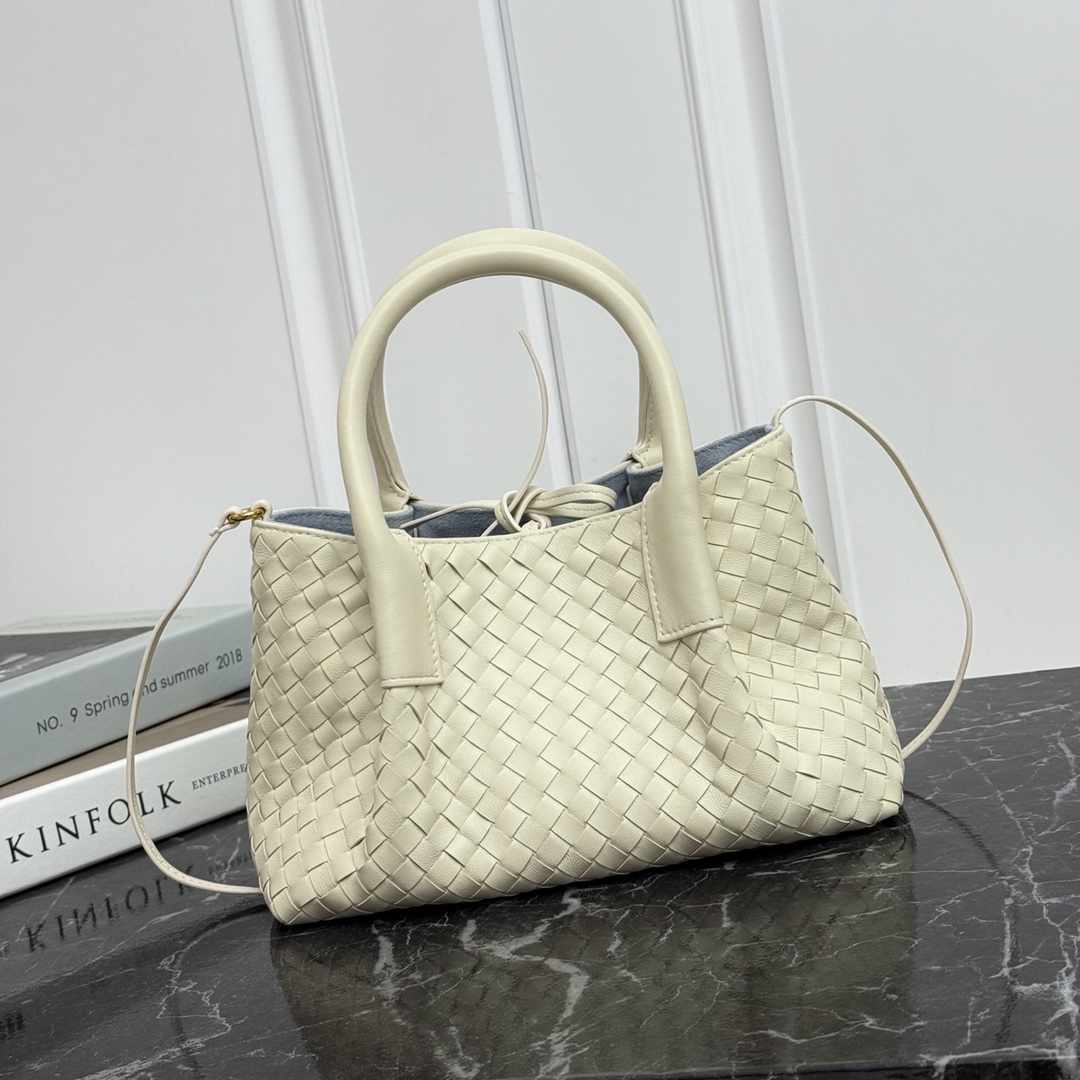 Bottega Veneta Pinacoteca Small Woven Tote Bag