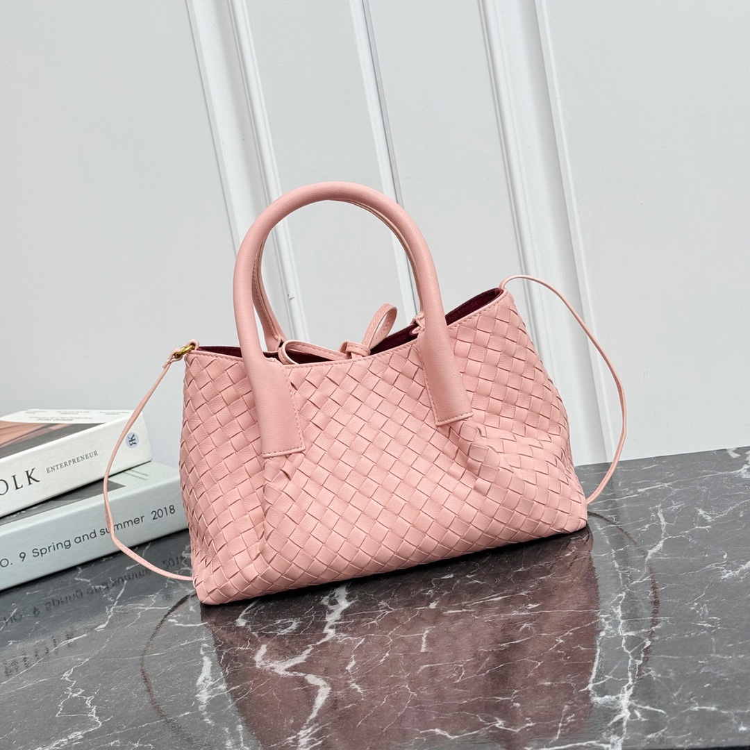 Bottega Veneta Pinacoteca Small Woven Tote Bag