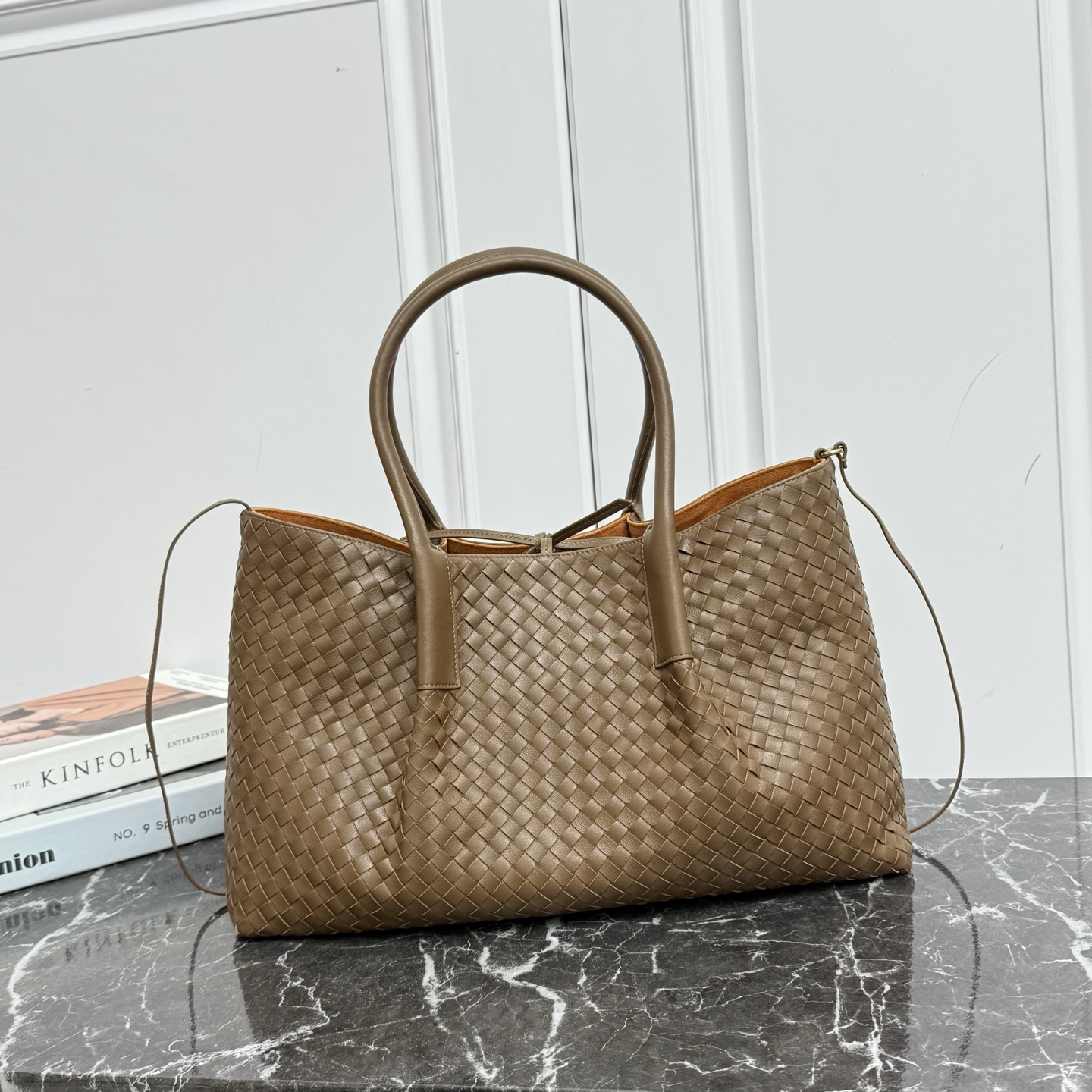 Bottega Veneta PINACOTECA woven handbag shoulder bag