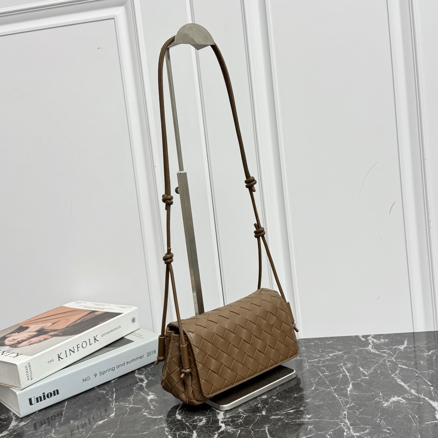 Bottega Veneta Intrecciato Crossbody Clutch Bag