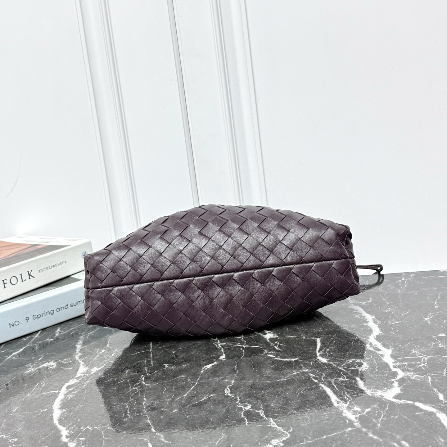 Bottega Veneta Style Pink Nylon Shoulder Bag style reference detail image 4 from source 771802