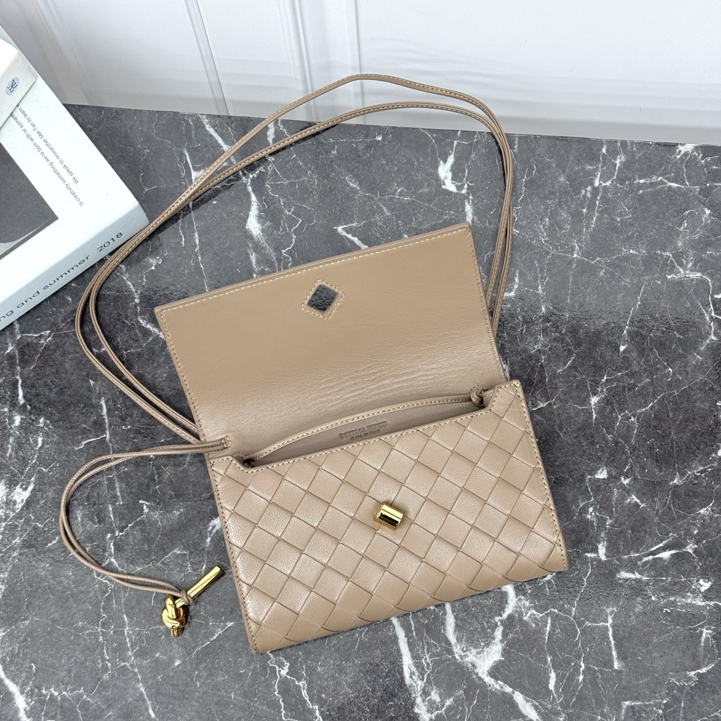 Bottega Veneta Style Brown Crossbody Bag style reference detail image 5 from source 771819