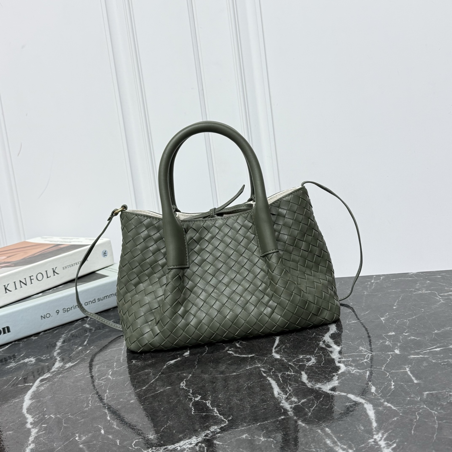 Bottega Veneta Pinacoteca Woven Tote Bag
